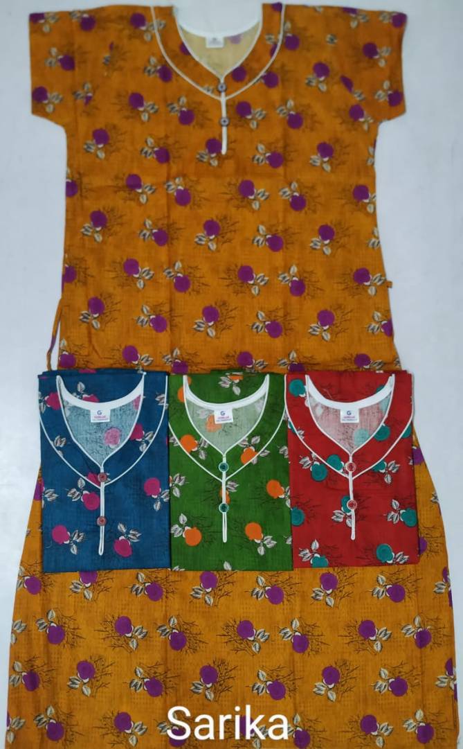 Cotton Nighty  Latest Fancy Designer 114 Printed Nighty Collection